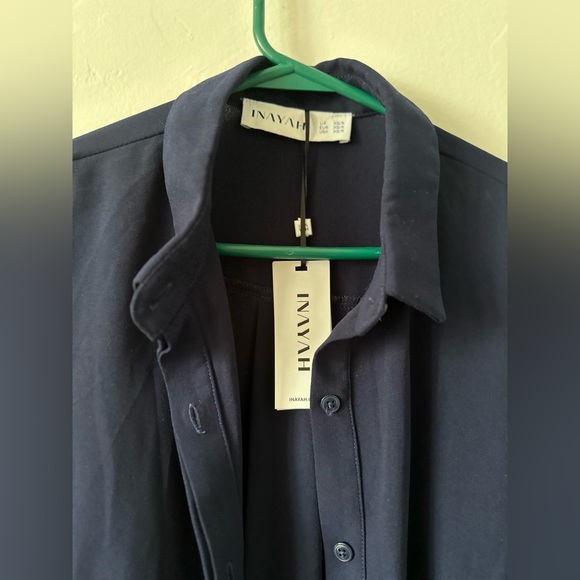 Navy blue long shirt - Picture 2 of 6